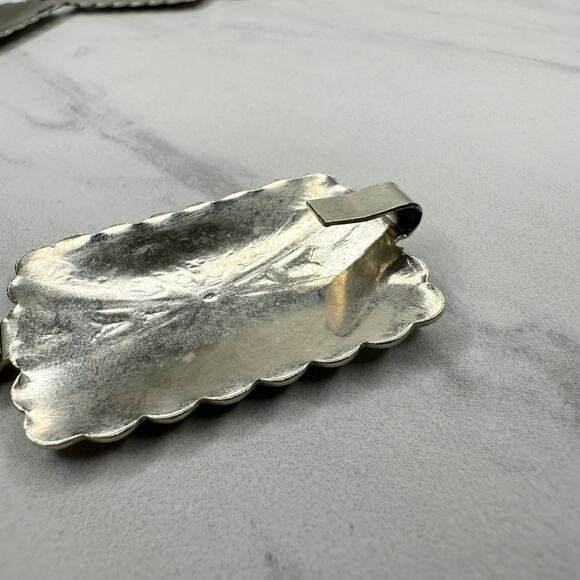 Vintage Southwestern Concho Silver Chain Belt XS/Small (XS/S) Western Boho ✨ - Picture 3 of 11